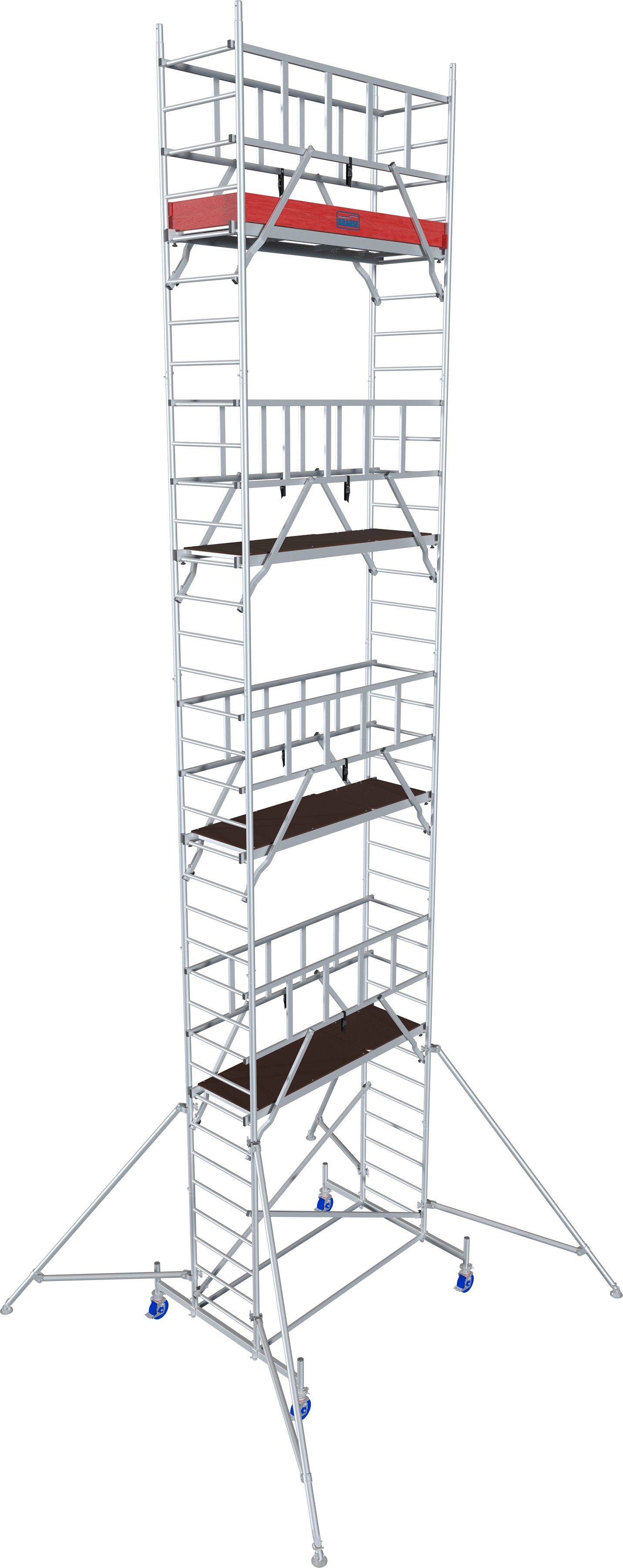 KRAUSE Fahrgerüst ProTec, (Set), Arbeitshöhe: 10,3 Meter