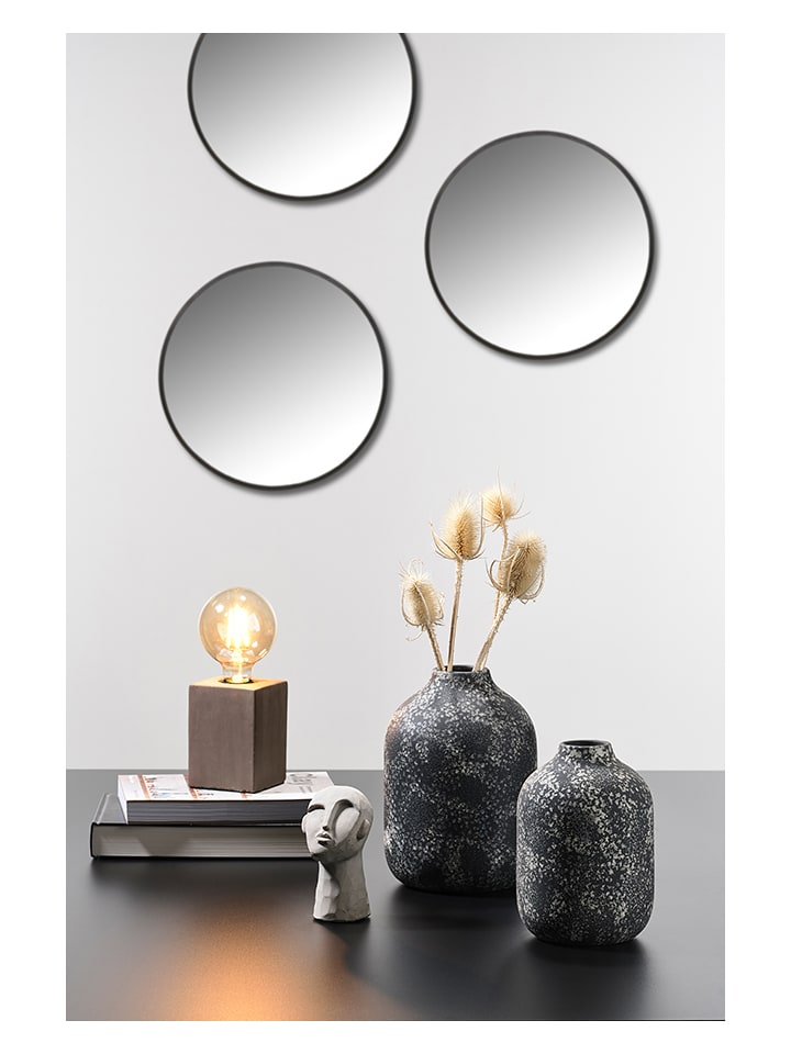 Villa Collection Spiegel in Schwarz - Ø 80 cm günstig kaufen onesize