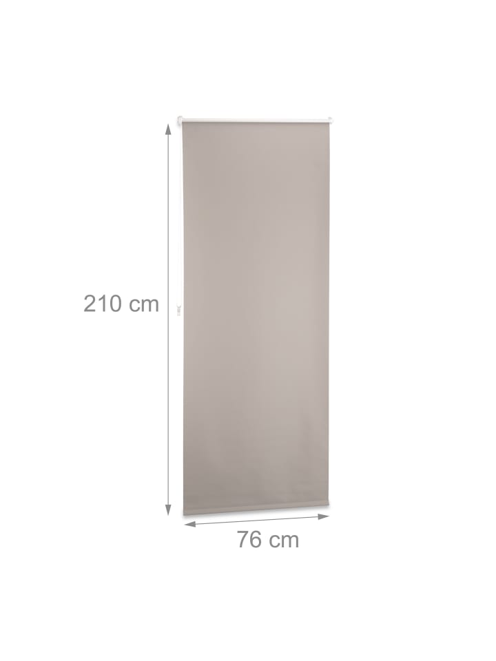 relaxdays Thermorollo in Braun - (L)210 x (B)80 cm günstig kaufen onesize