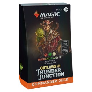 Magic the Gathering: Outlaws of Thunder Junction - Commander-Deck - Blühende Wüste (1) (DE)