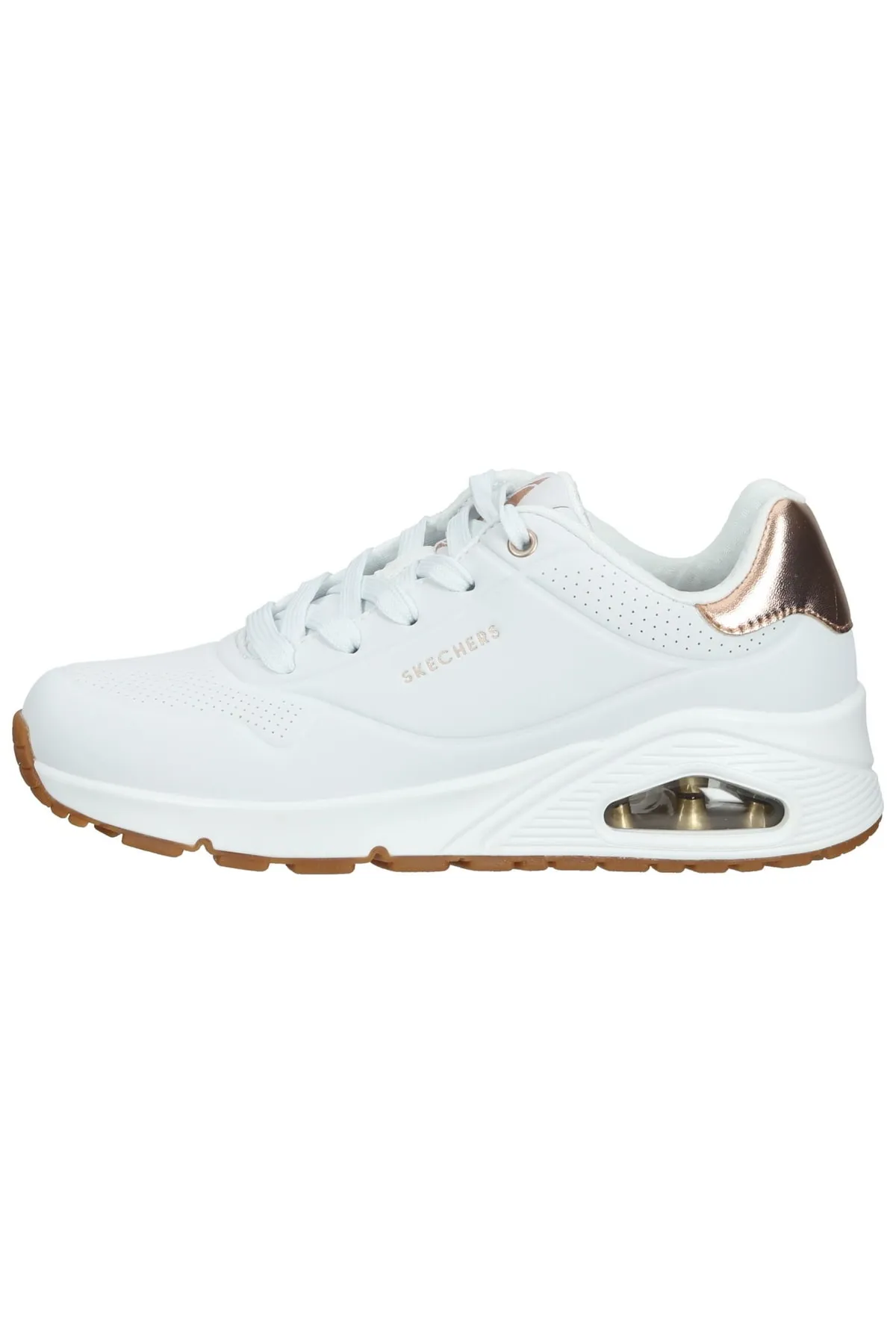 SKECHERS  Sneaker - Weiß - Flacher Absatz