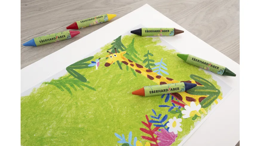 EBERHARD FABER Colori Wachsmalkreiden Duo