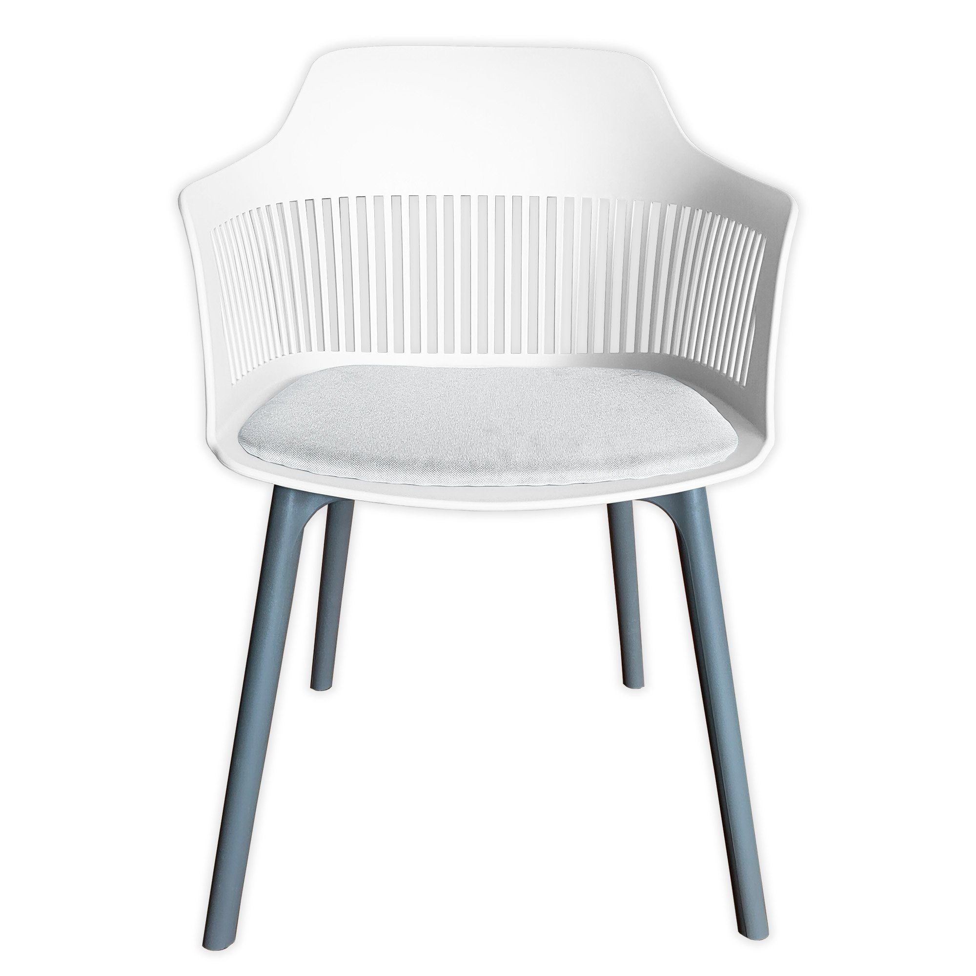 TRISENS Gartenstuhl Helios (1 Stück, 1 St), Terrassenmöbel für Außen- und Innenbereich Essstuhl in eleganter Optik
