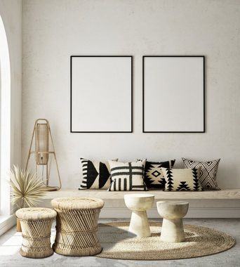 Marrakesch Orient & Mediterran Interior Sitzhocker Balkonhocker und Gartensessel, Hocker, Stuhl, Handarbeit