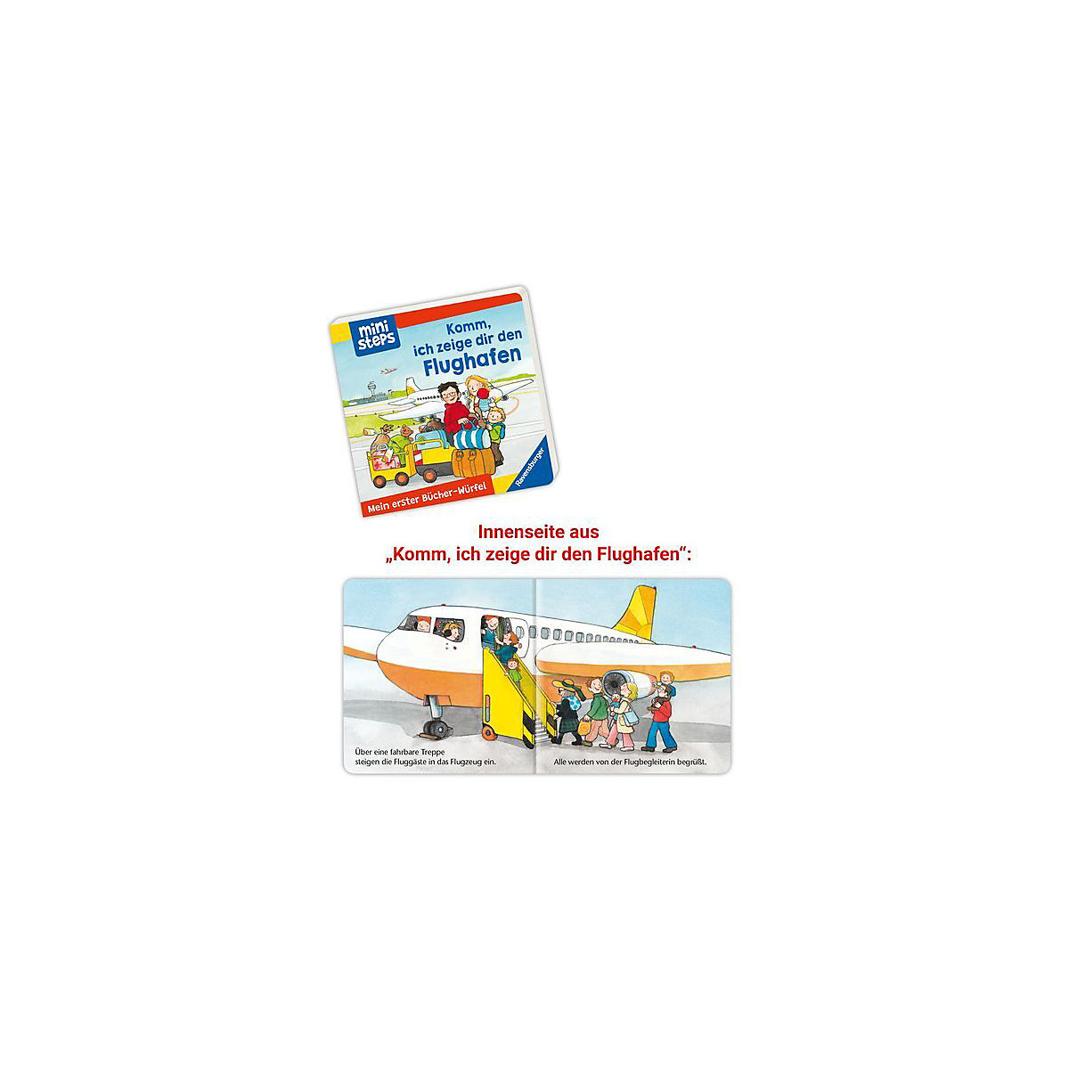 ministeps: Mein erster Bücher-Würfel: Kita, Zoo und Feuerwehr (Bücher-Set)