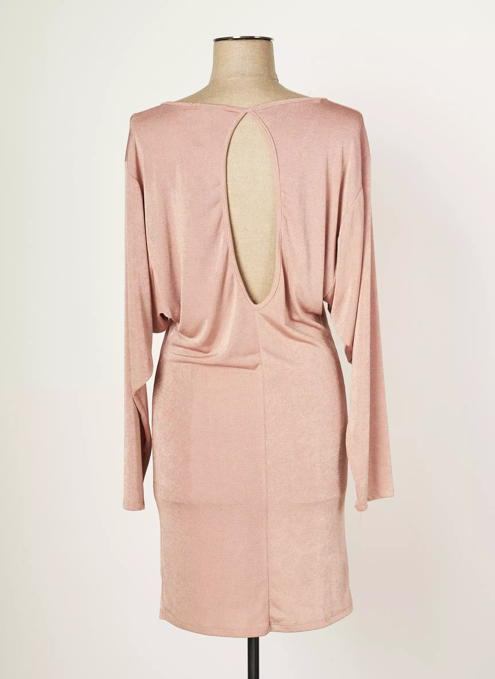 Multiples Robes Mi Longues Femme couleur rose