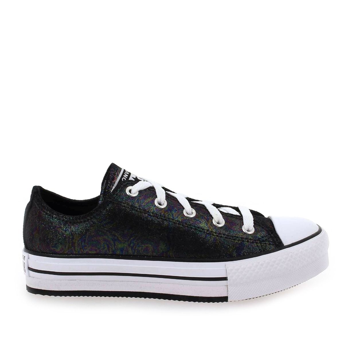 Converse  CTAS OX CLASSIC & EVA LIFT - Noir Irise