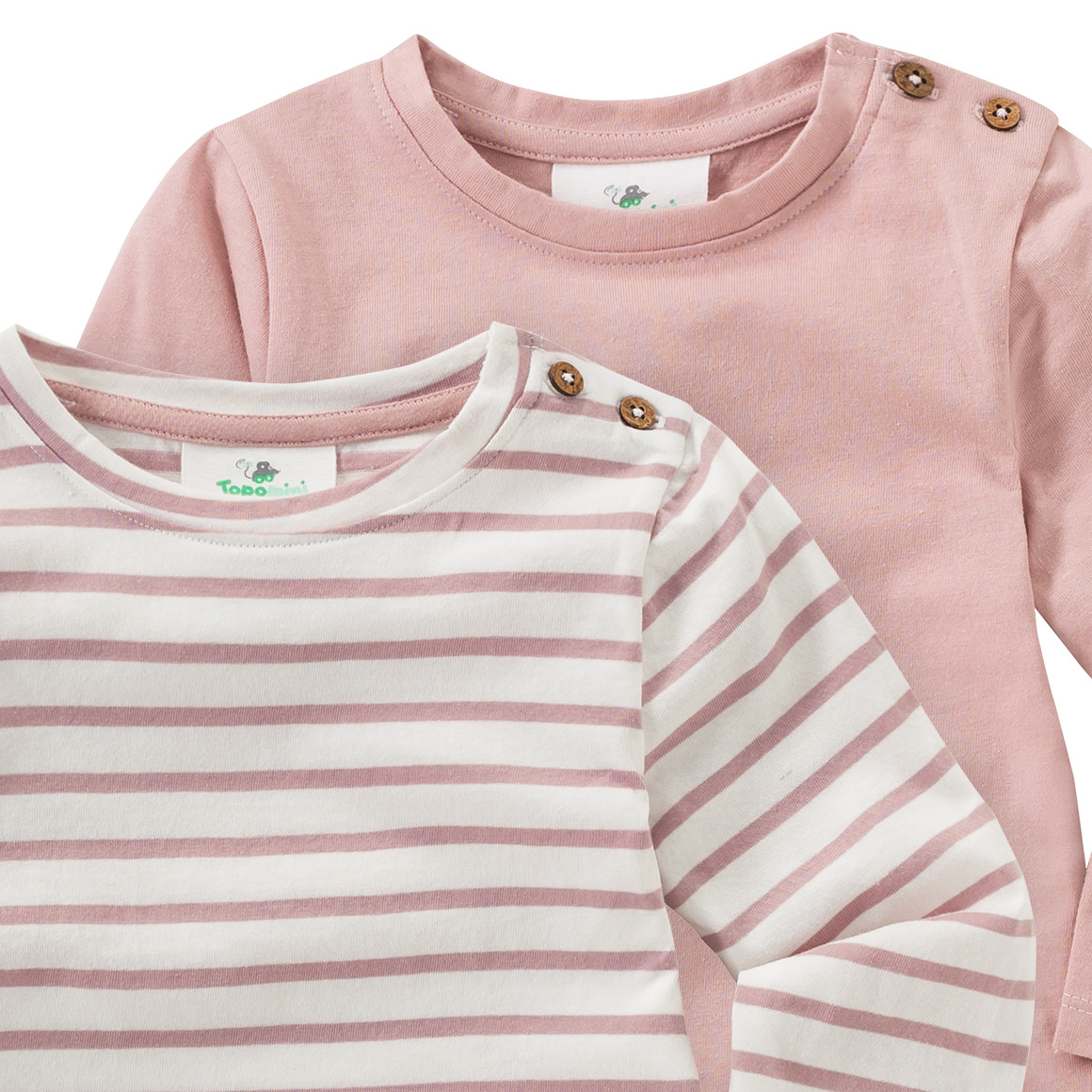 2 Baby Langarmshirts im Set