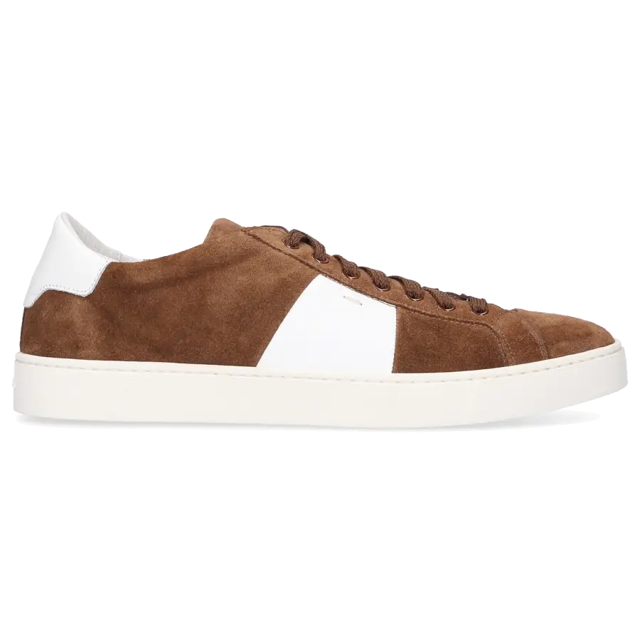 Santoni - Sneaker low 20733 Veloursleder - braun