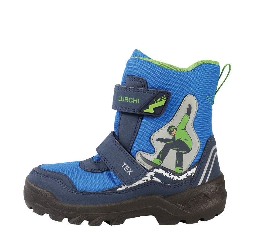 Lurchi Schneestiefel Kendy-TEX - silver-grey royal-apple