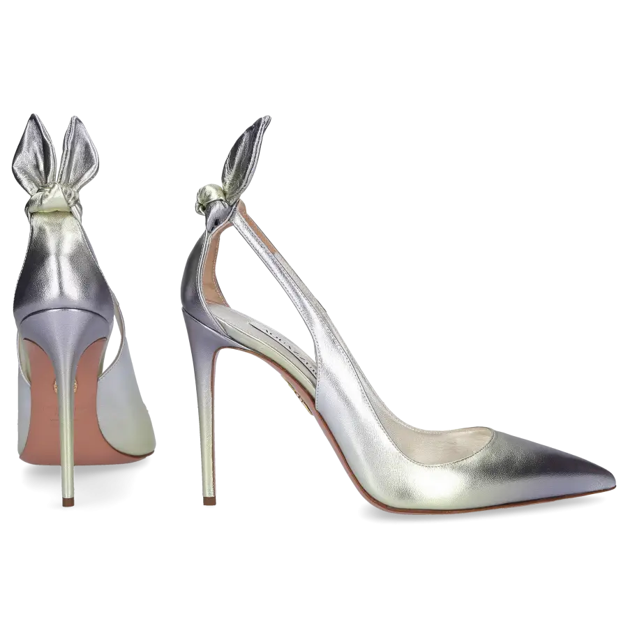 Aquazzura - Pumps BOW TIE 105 Nappaleder - gold