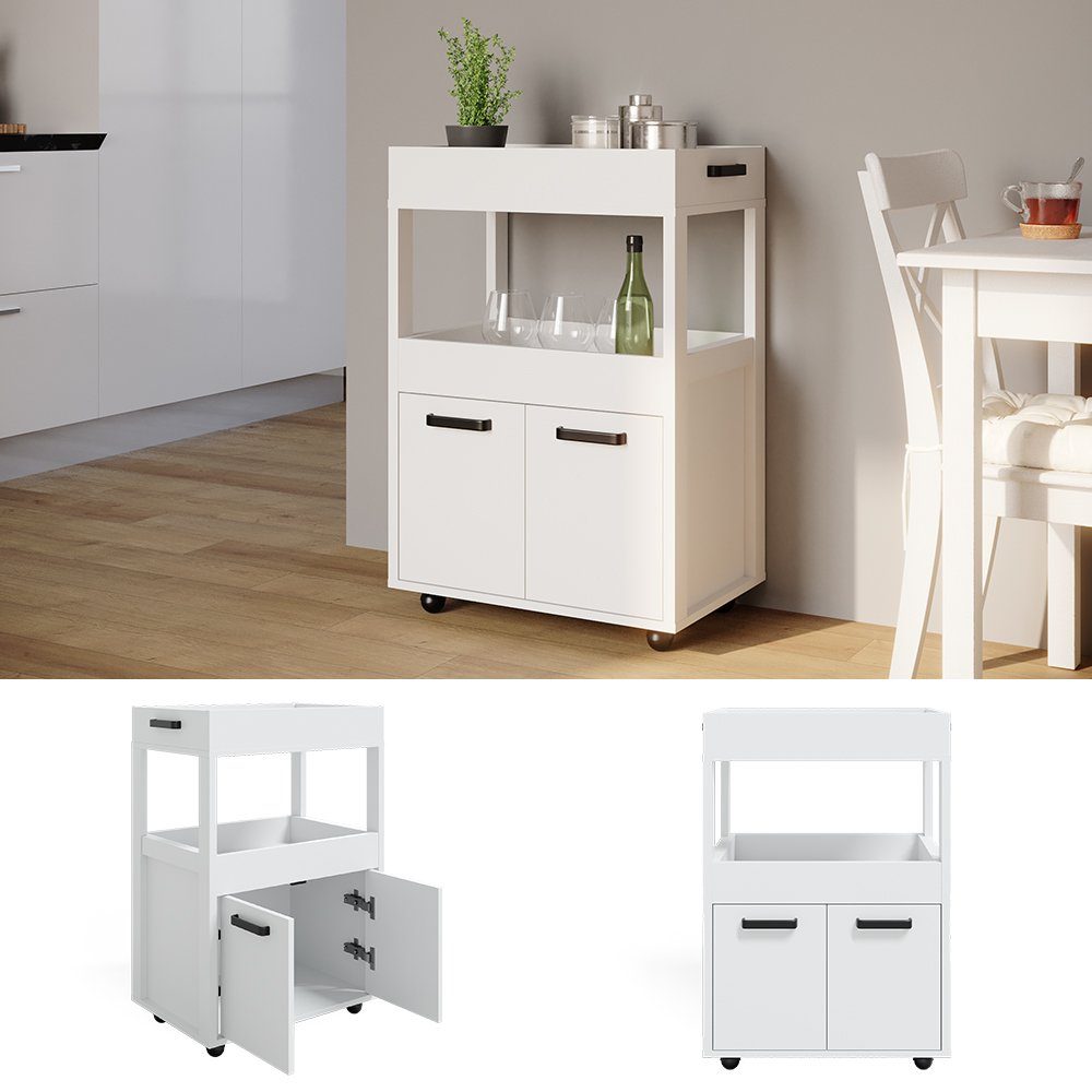 Vicco Barschrank Hausbar Minibar Getränkebar Simon Weiß
