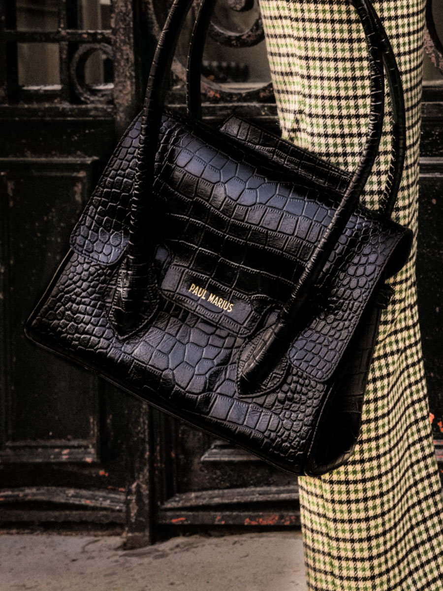Colette S Alligator - Noir de Jais