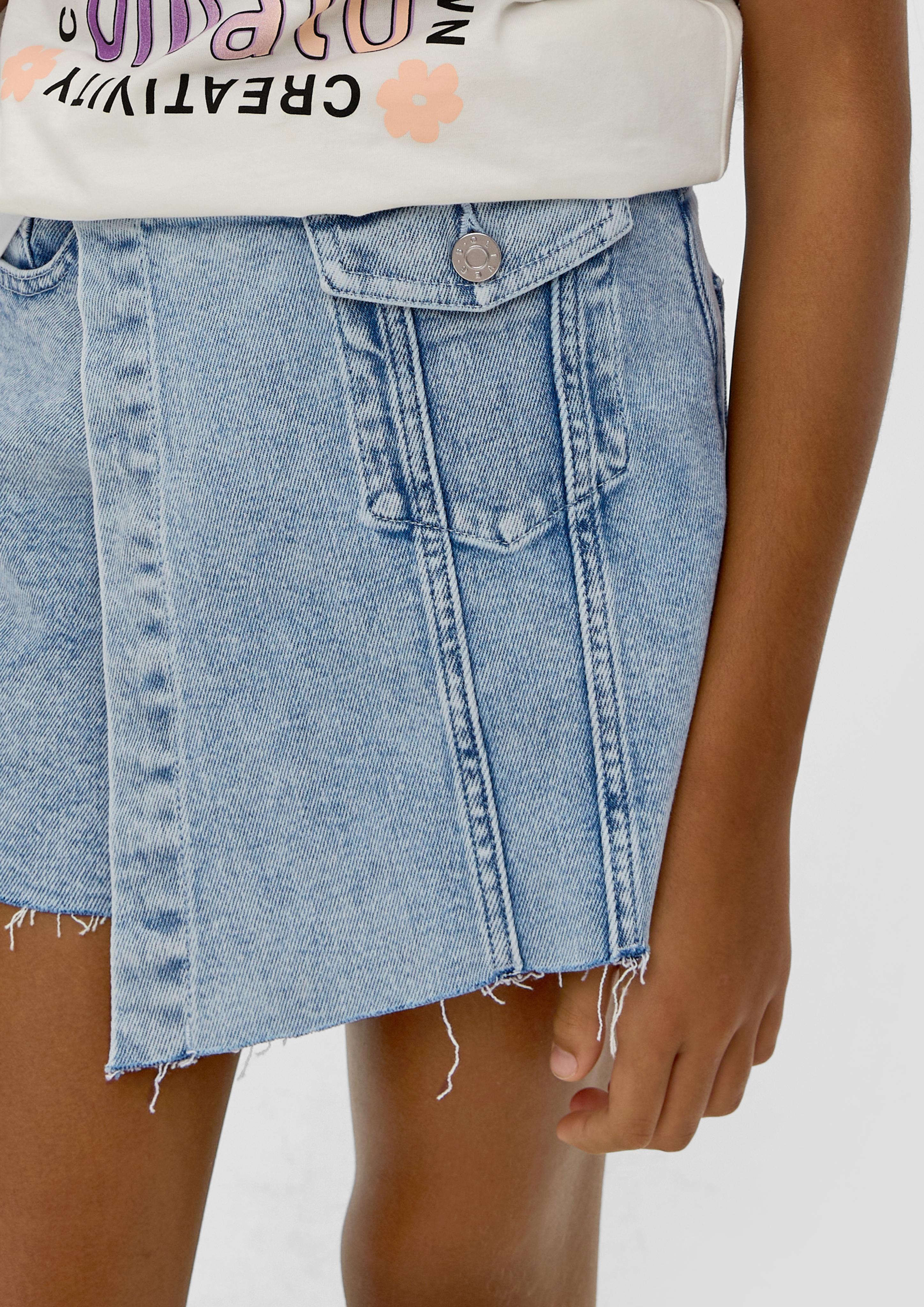 Hosenrock aus Denim im Skort-Stil  2142454-51Z7