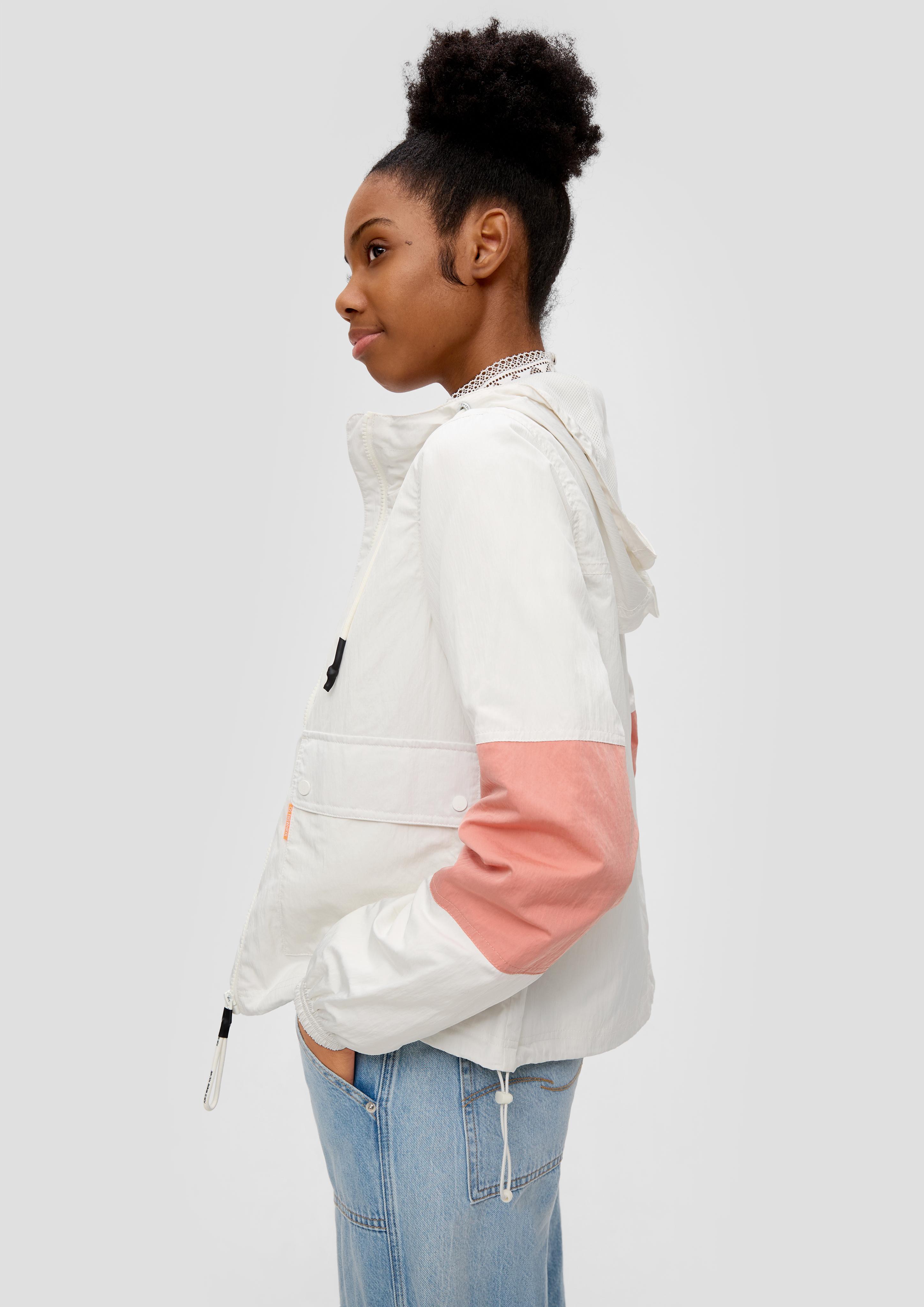Kapuzenjacke mit Crinkle-Struktur  2140321-0200
