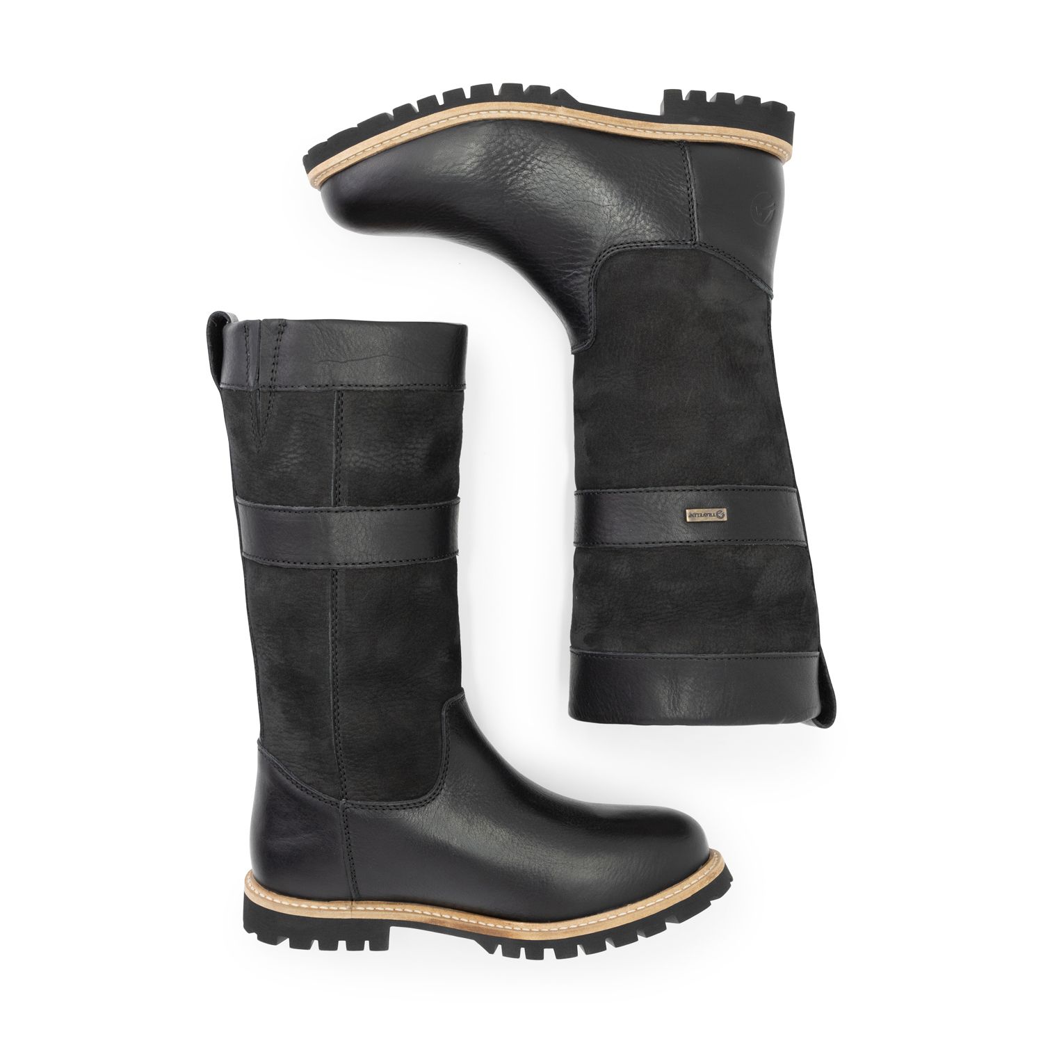 Travelin' Danmark schwarze Damen Outdoorstiefel
