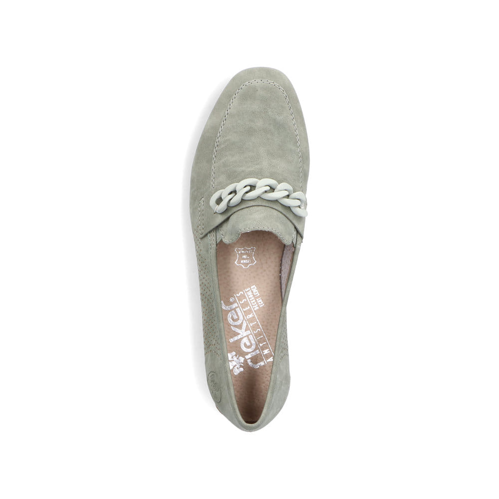 Rieker Damen Loafer mintgrün