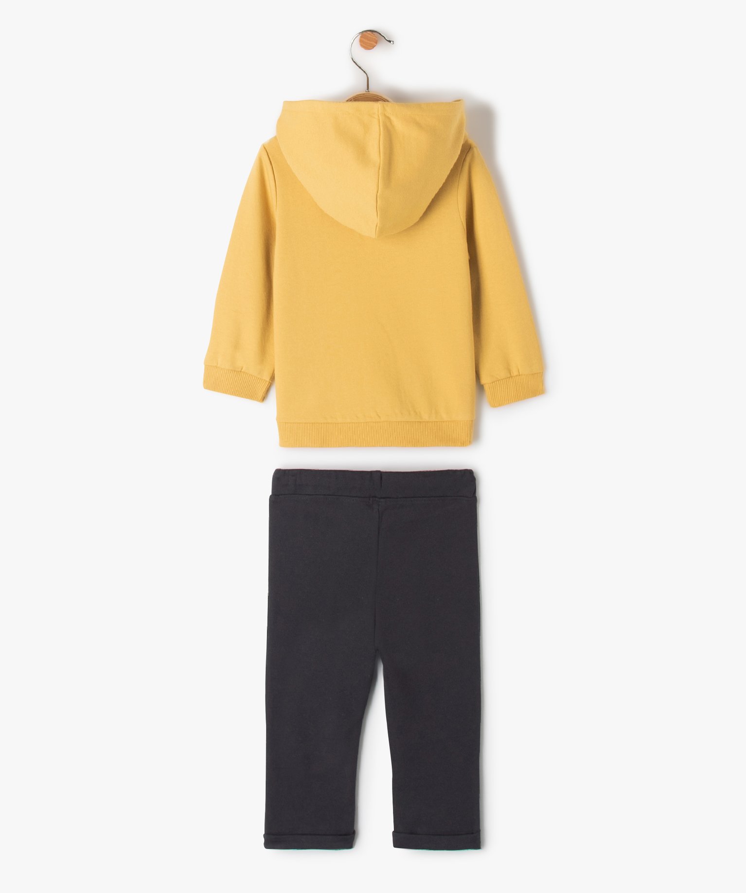 Ensemble bébé Garçon 2 pièces - Sweat et pantalon jaune | GEMO