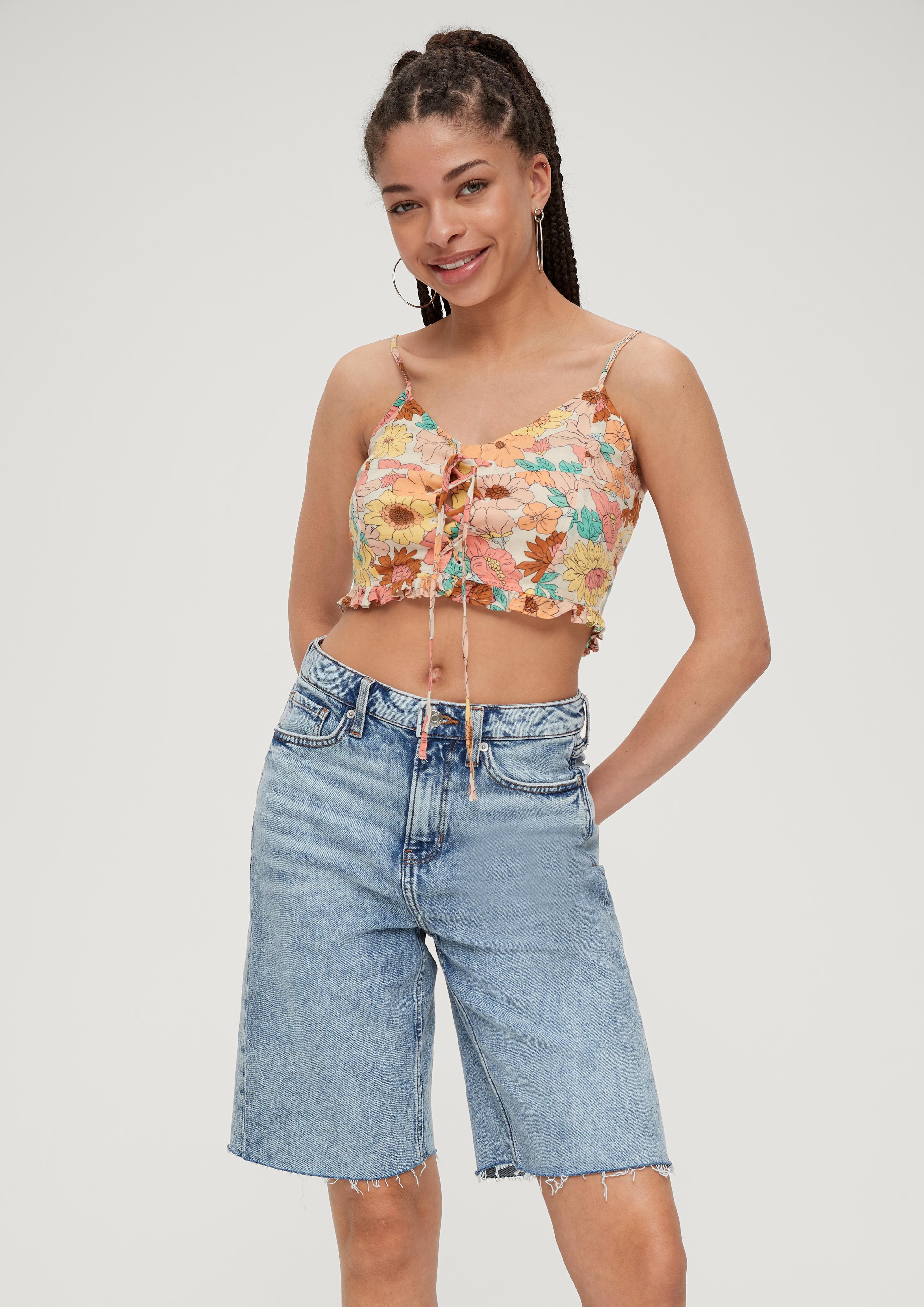 Crop Bluse aus Baumwolle  2130810-08A0