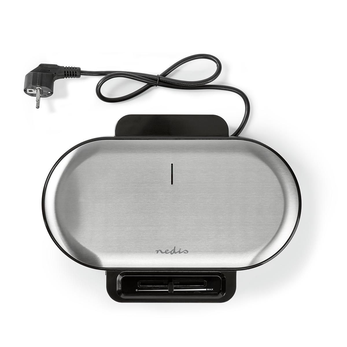 Nedis KAWP110FBK Waffeleisen