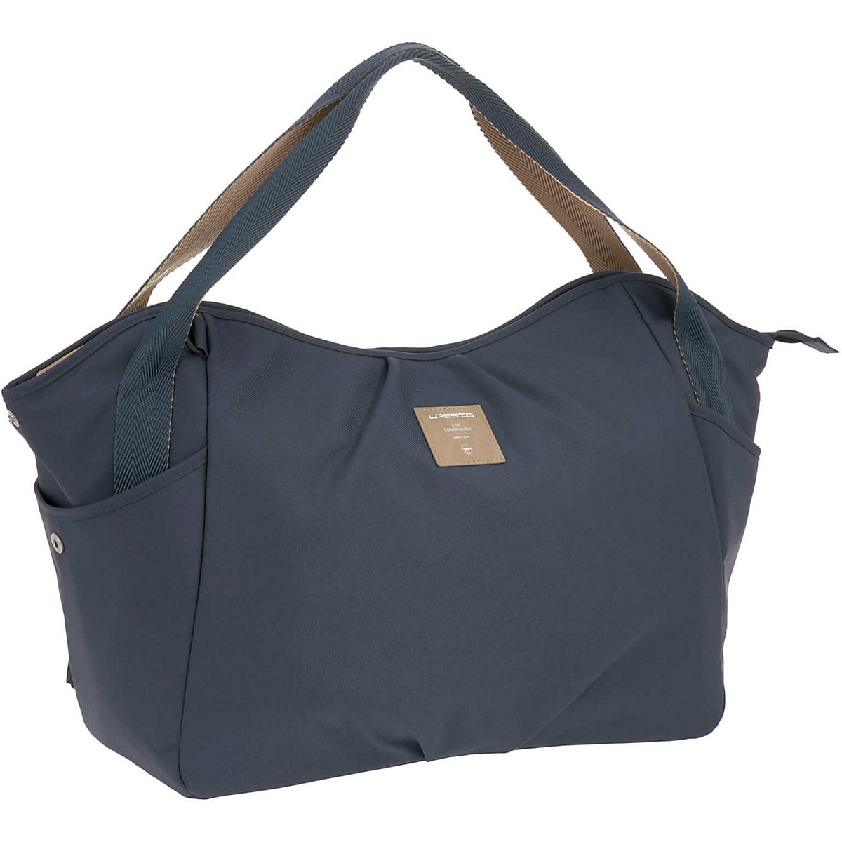 Wickeltasche Zwillinge Green Label Twin navy, inkl. Zubehör & Wickelunterlage
