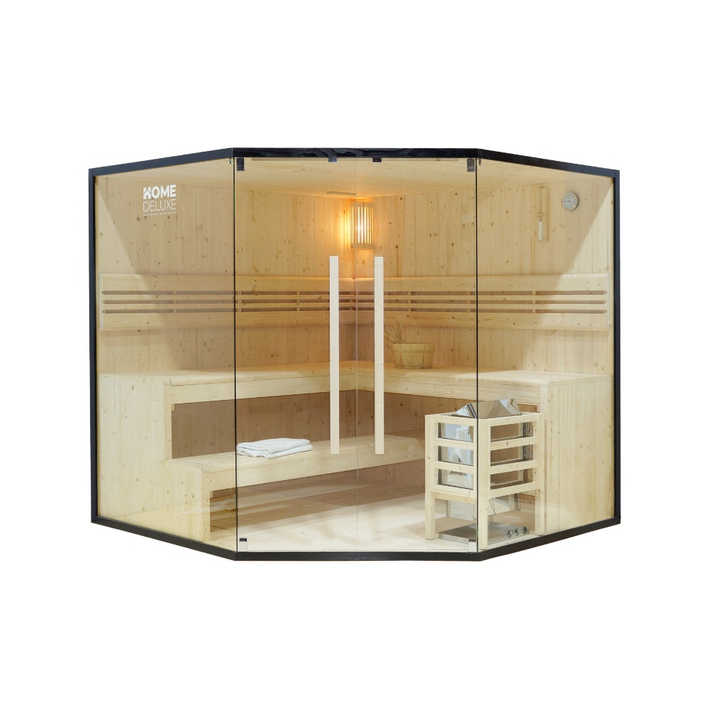 Home Deluxe Traditionelle Sauna SHADOW - XL BIG