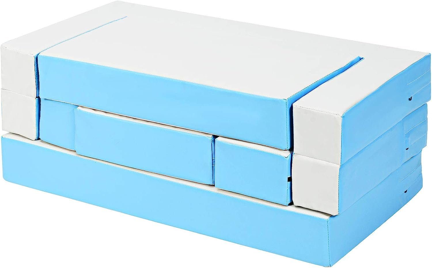 KOMFOTTEU Kindersofa Spielsofa, 4-In-1 Kindersofa aus Schaumstoff