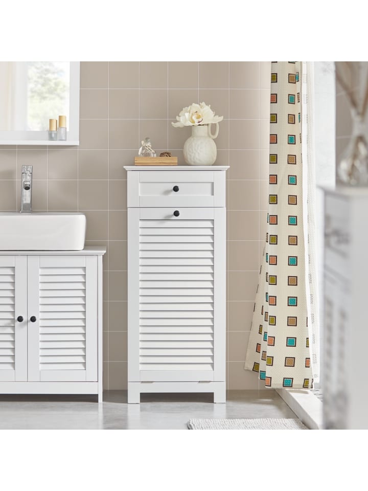 SoBuy Wäscheschrank in Weiß - (B)40 x (H)90 x (T)38cm günstig kaufen onesize