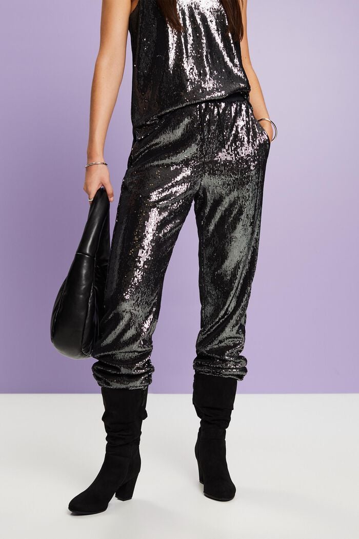 Sporthose mit Pailletten