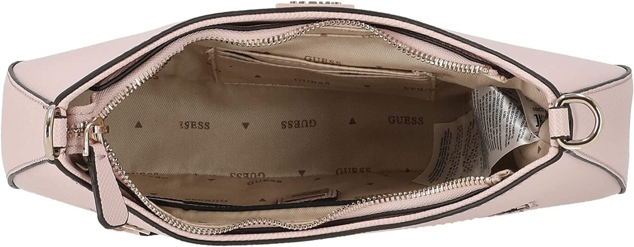 GUESS Handtaschen rose NOELLE TOP ZIP SHOULDER BAG