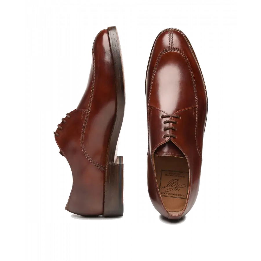 Heinrich Dinkelacker - Businessschuhe Derby LUZERN PLAIN TC Nubukleder - braun
