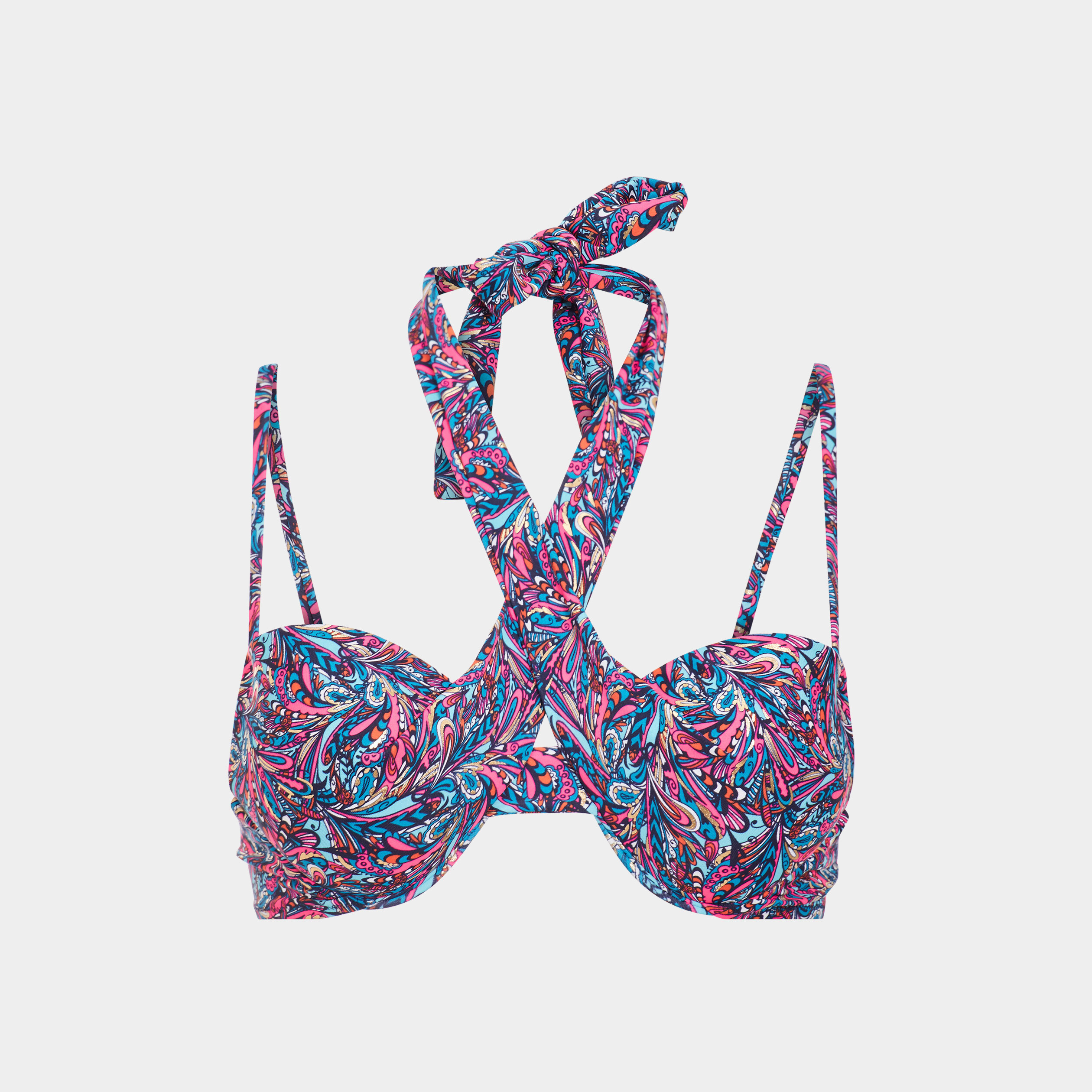Haut de maillot de bain rose fushia femme | La Halle