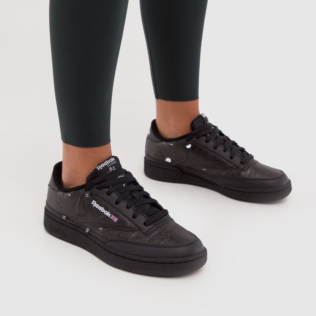 Tenisky Reebok Club C 85 XU v černé barvě
