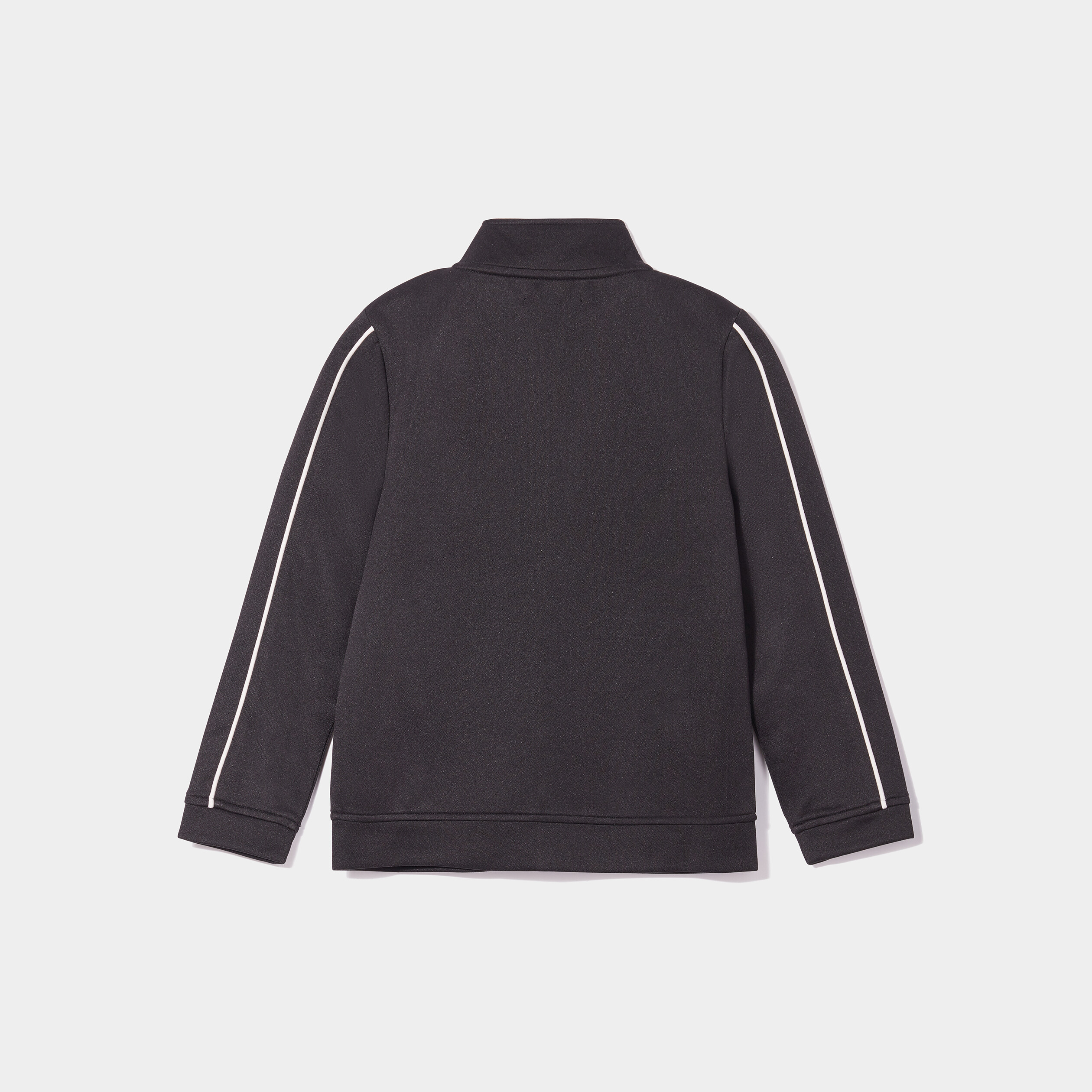 Sweat zippé col montant noir garçon | La Halle