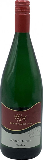 2022 Müller-Thurgau trocken 1,0 L - Weingut Sankt Anna