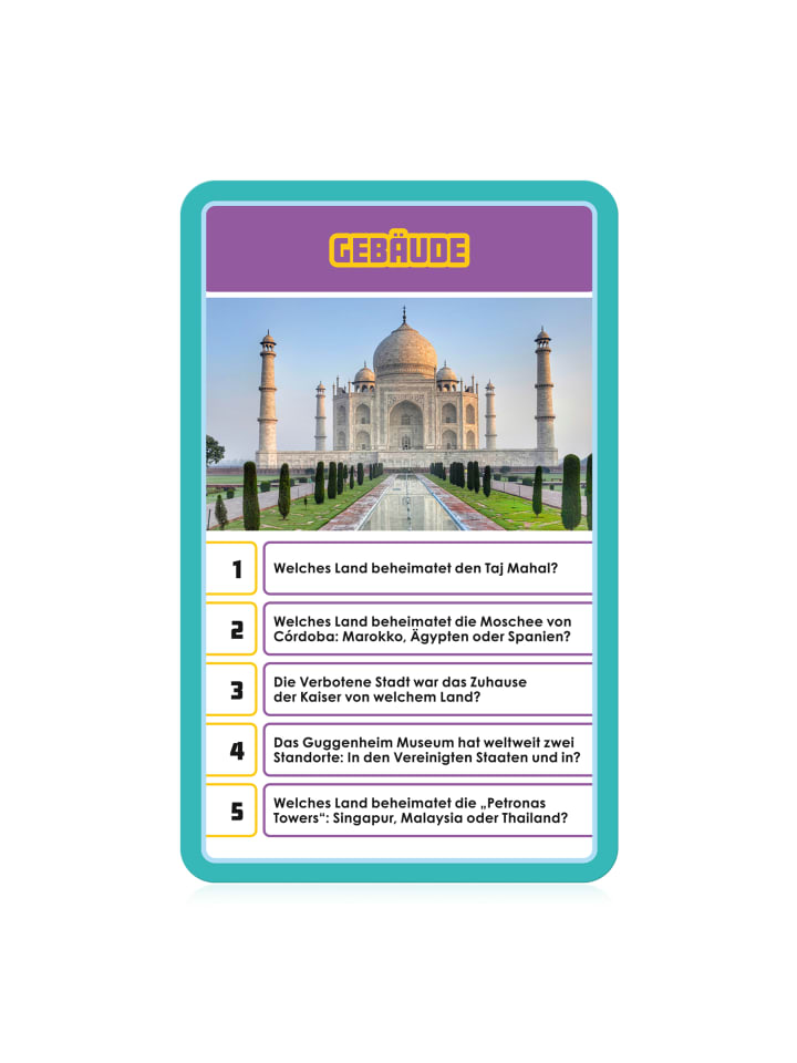 Winning Moves Top Trumps Quiz - Länder und Flaggen in bunt günstig kaufen onesize
