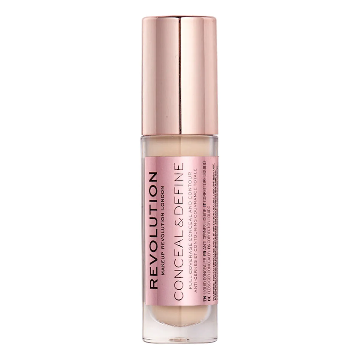 MAKEUP REVOLUTION maskuojamasis ir paryškinantis veido maskuoklis C0.7 4ml