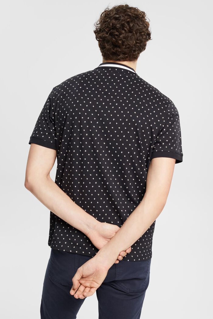 Poloshirt mit Allover-Muster