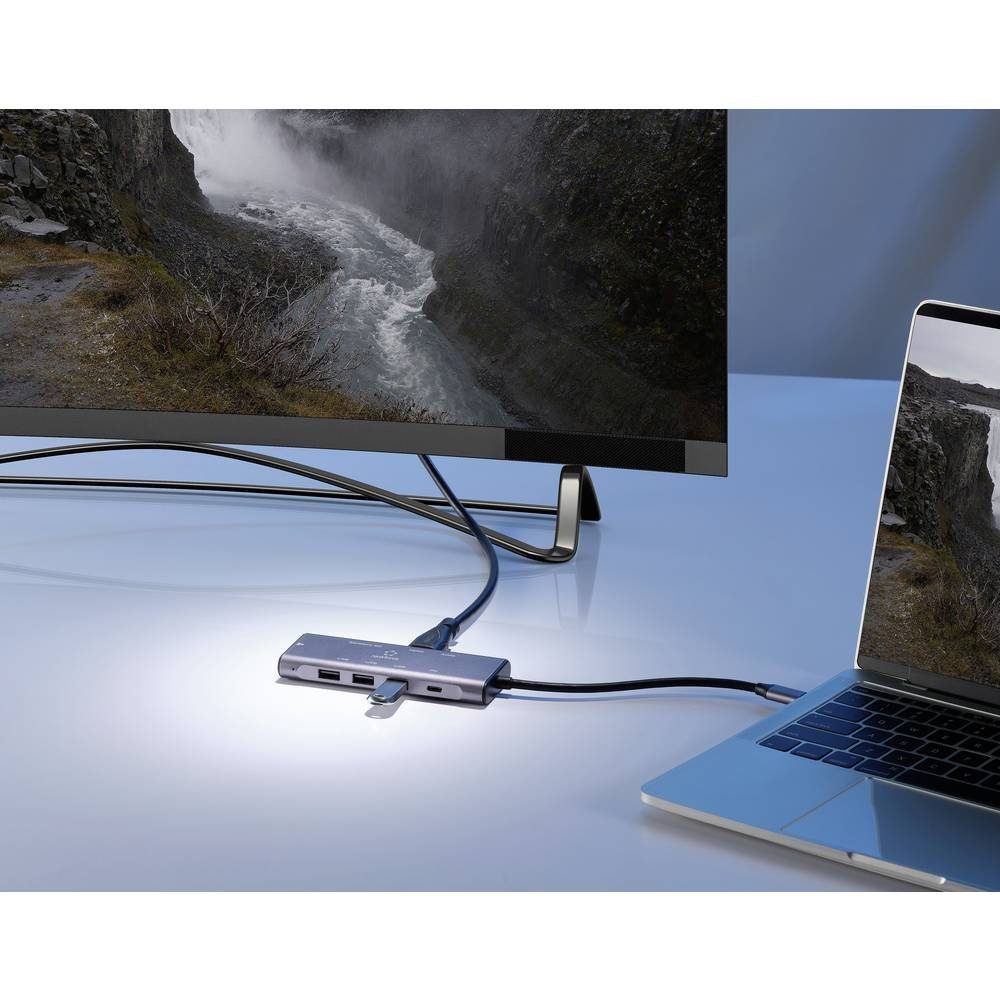 Renkforce Laptop-Dockingstation USB-C® Dockingstation, USB-C® Power Delivery