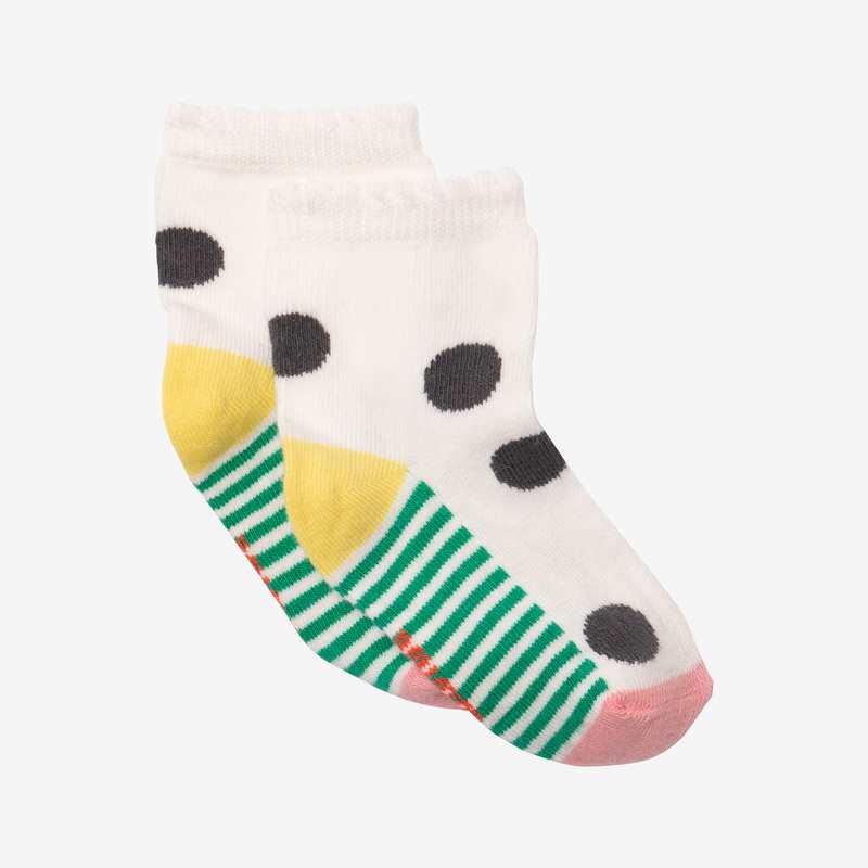Chaussettes bébé fille maxi pois beige Catimini