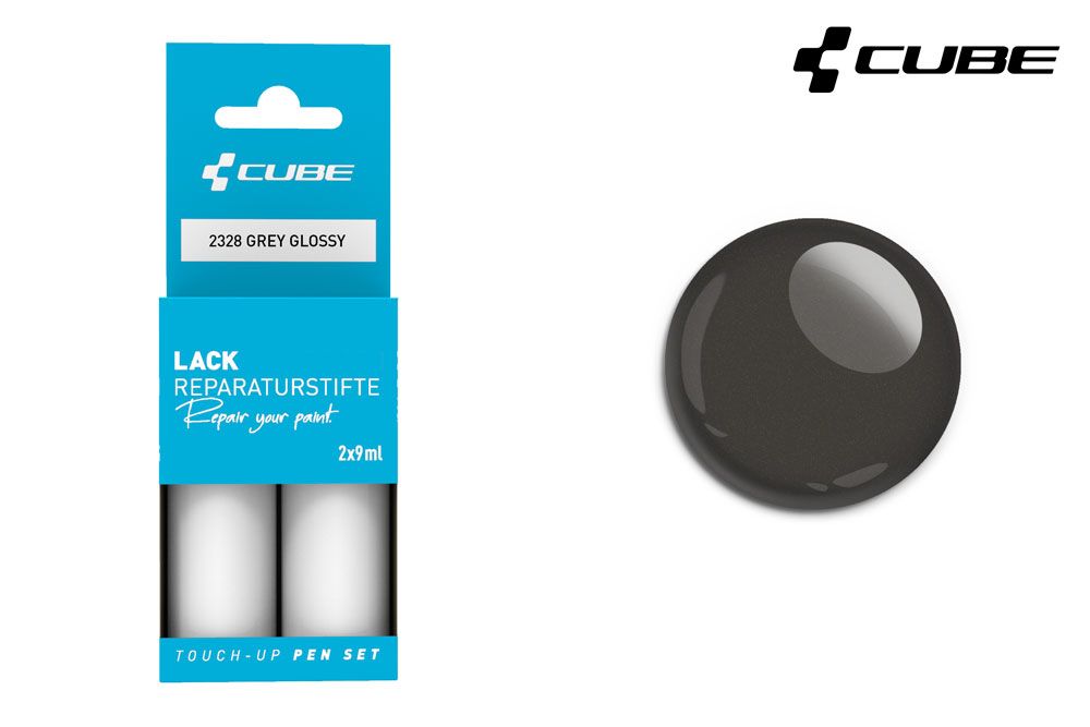 Cube Lackreparaturstift Set GREY glossy kaufen | Bike-Discount