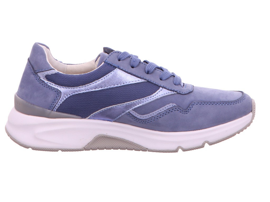 GABOR Freizeit Schnürer blau rollingsoft by Gabor Sneaker low 46.896.
