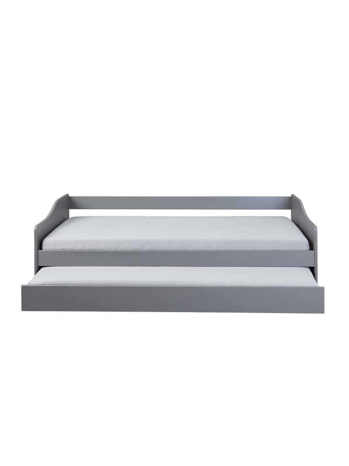 ebuy24 Bett Leonie Grau 207 x 96 cm günstig kaufen onesize