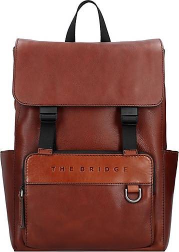 The Bridge Damiano Rucksack Leder 38 cm Laptopfach