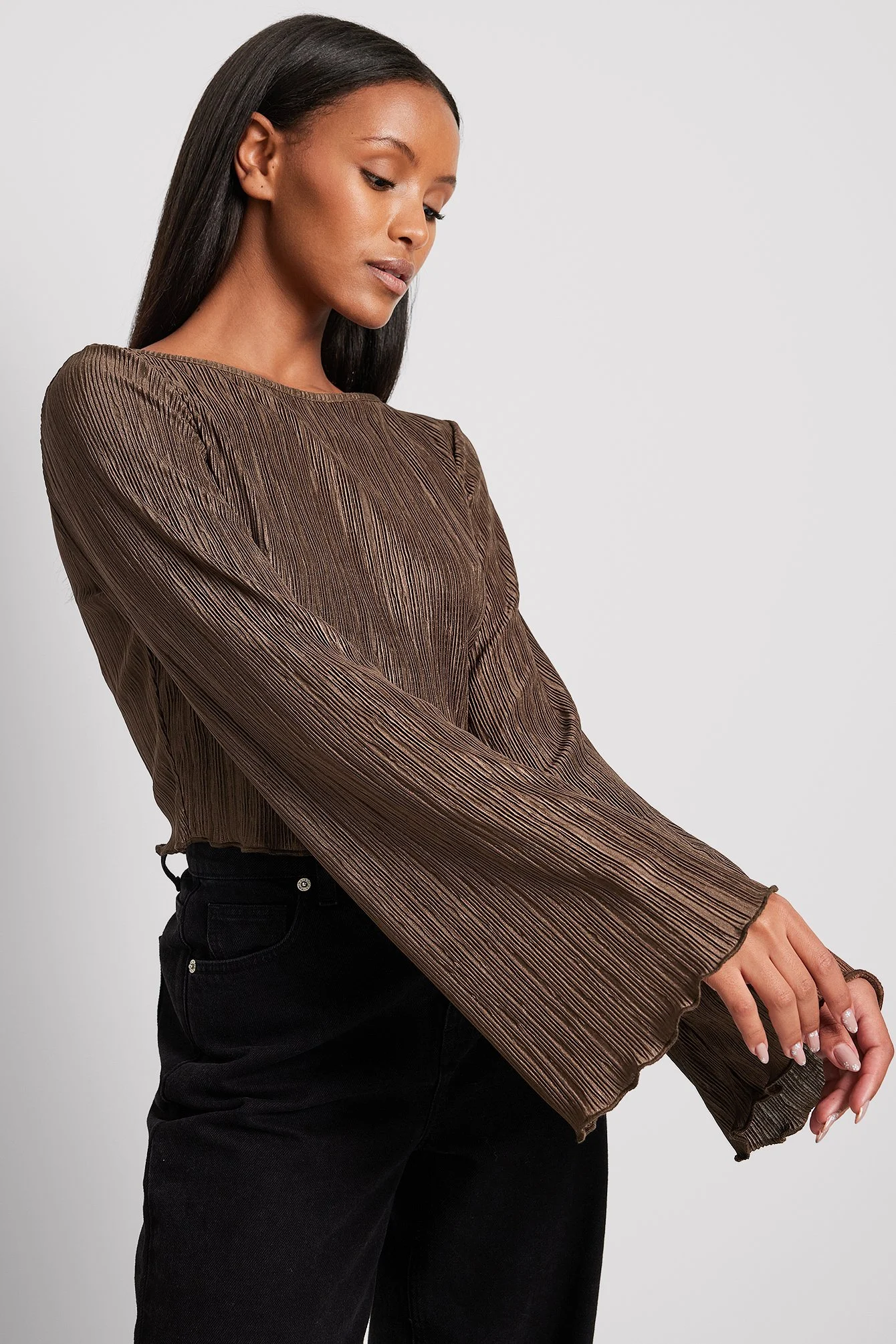 Plissiertes Top