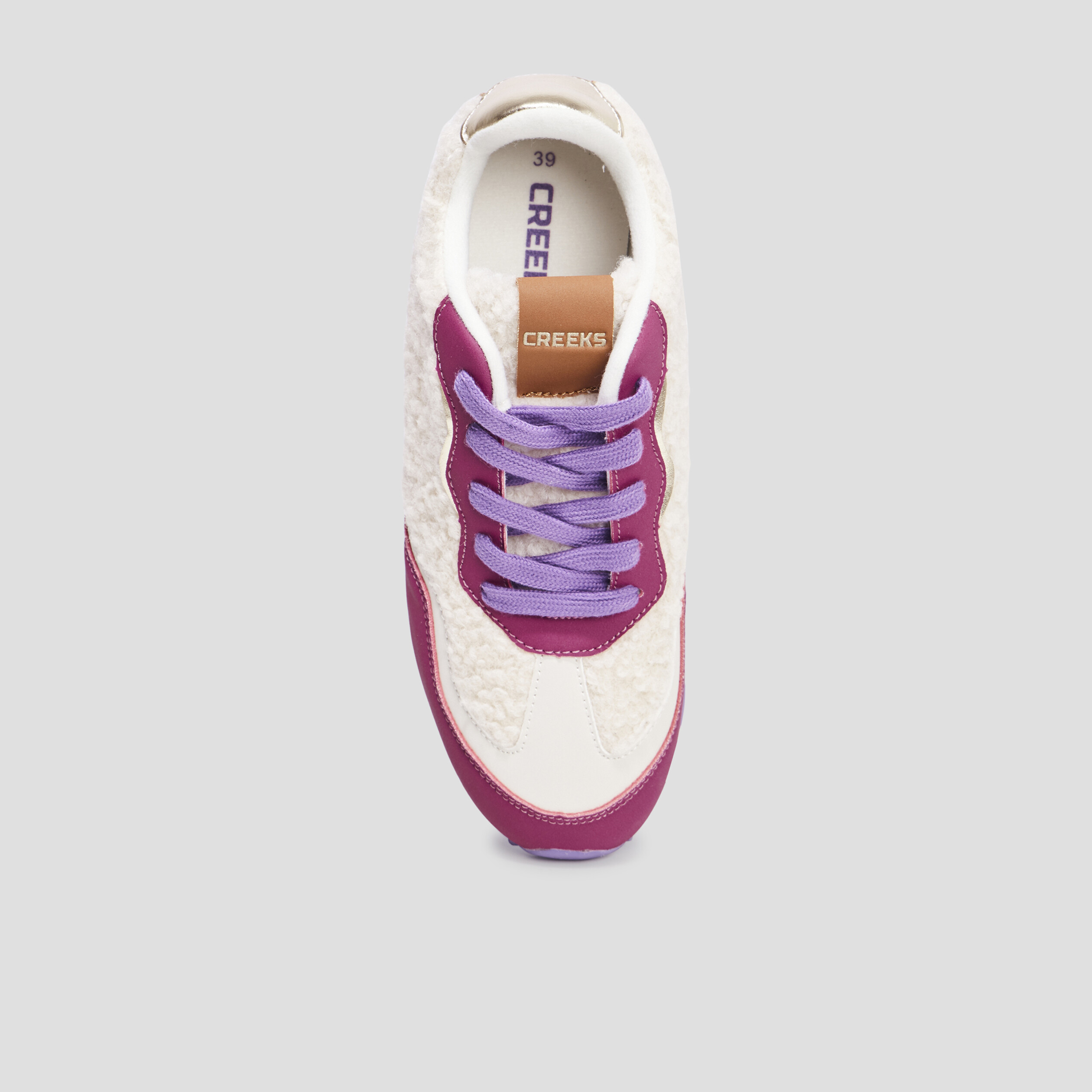 Baskets running laine de mouton Creeks multicolore femme | La Halle