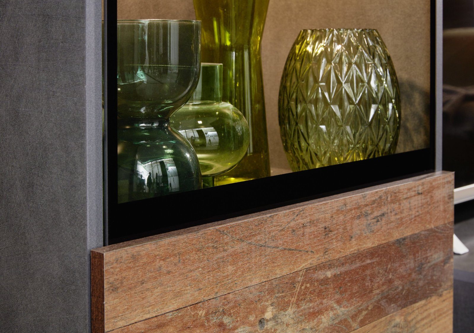 trendteam Wohnwand Mango, (Set 4-teilig, ca. 246 x 190 cm), Used Wood Design