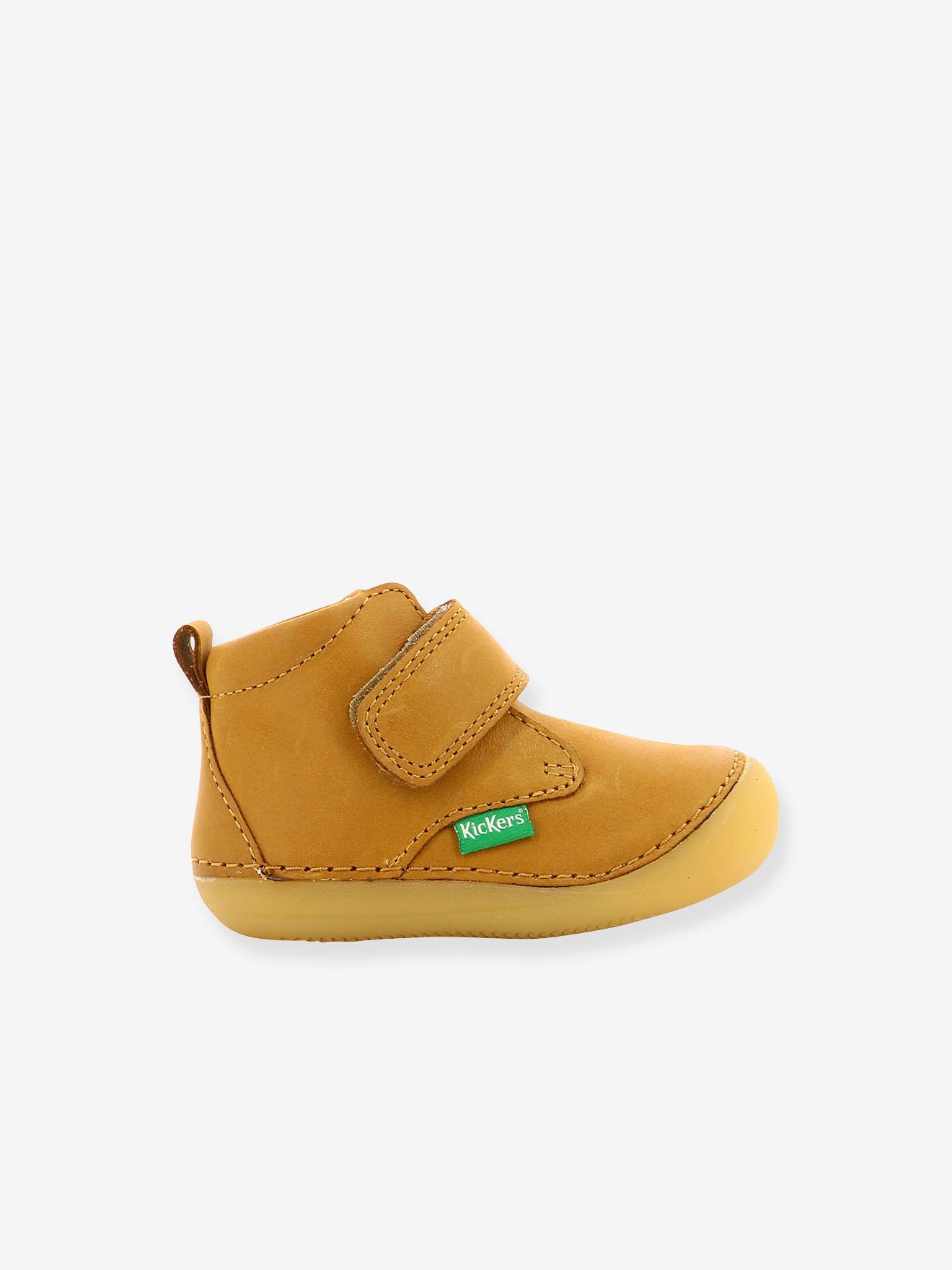Bottillons cuir bébé garçon Sabio KICKERS® 1ers pas camel