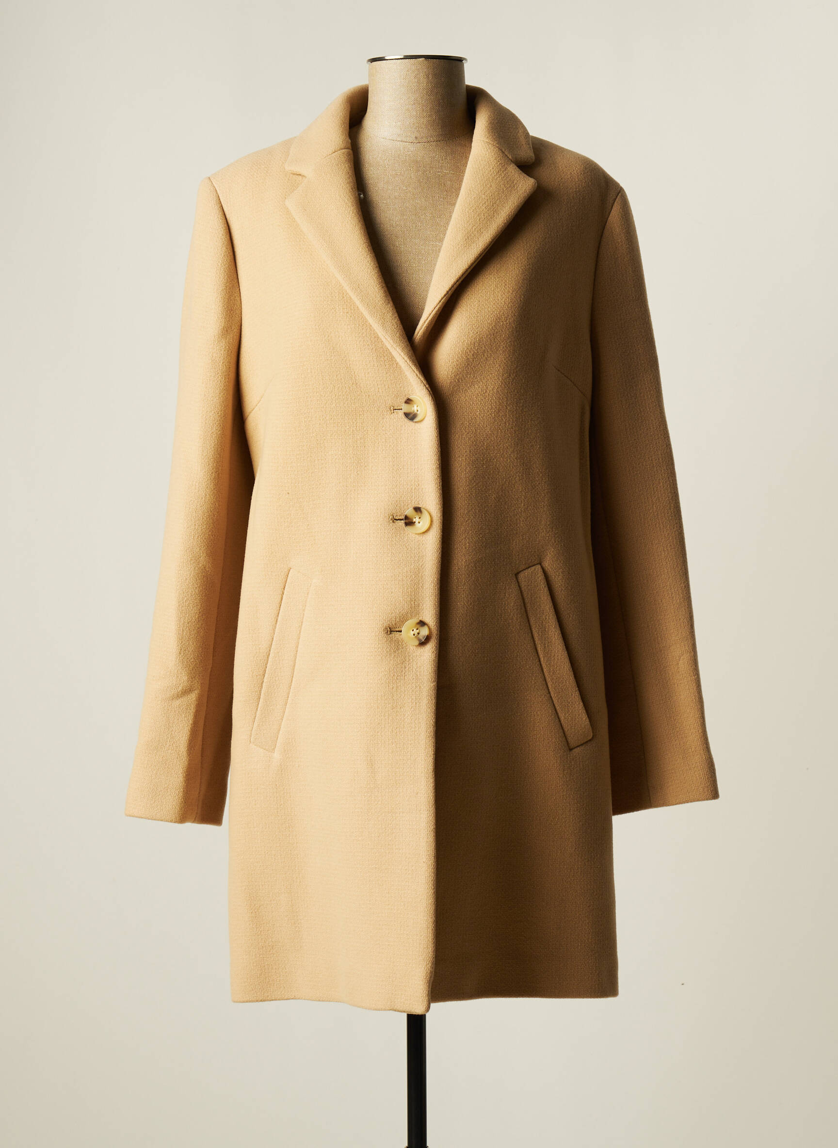Diane Laury Manteaux Courts Femme couleur beige