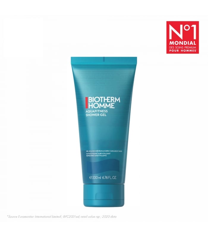 BIOTHERM-AQUA FITNESS-Gel douche pour homme corps et cheveux